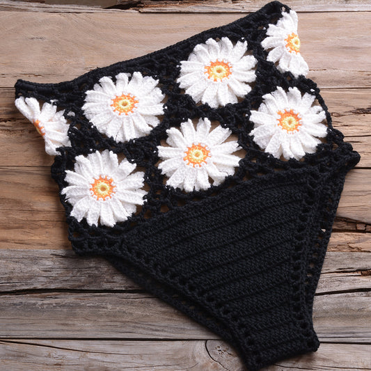 Traje de Baño de Dos Piezas con Falda y Pantalón de Cintura Alta - Image 2