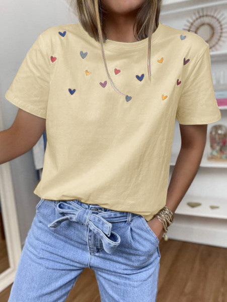 Playera Estampada de Manga Corta para Mujer - Diseño Fresco y Versátil - Image 2