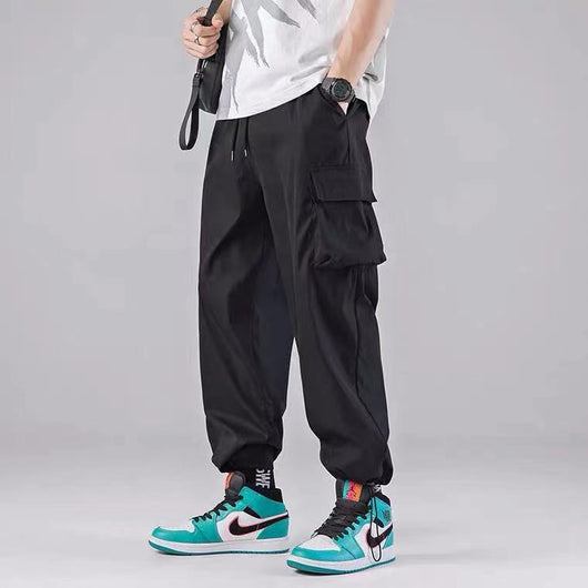 Pantalones Casuales Holgados para Hombre - Diseño Minimalista y Versátil