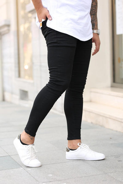 Pantalones Skinny Stretch Negros para Hombre - Comodidad y Estilo - Image 7