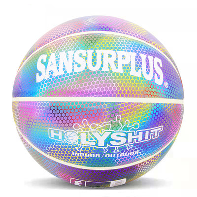 Balón de Baloncesto Fluorescente Luminoso para Juegos Nocturnos