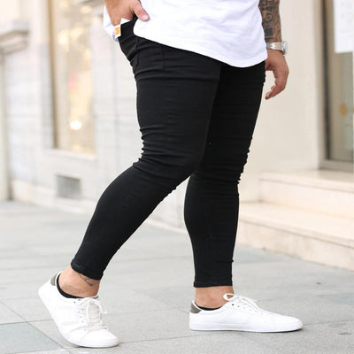 Pantalones Skinny Stretch Negros para Hombre - Comodidad y Estilo - Image 4