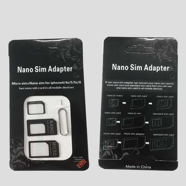 Adaptador SIM Multifunción 4 en 1 - Tarjeta de Recuperación y Conversión