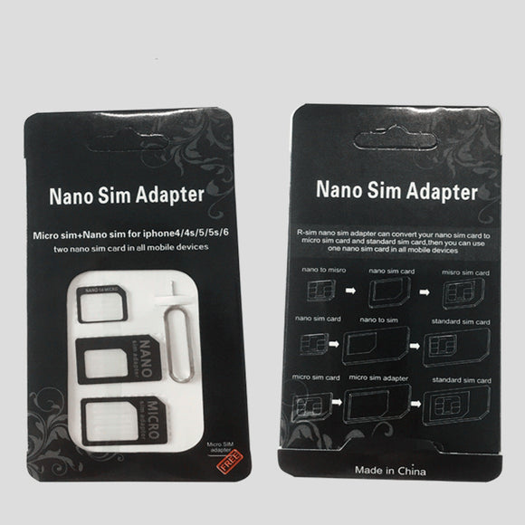 Adaptador SIM Multifunción 4 en 1 - Tarjeta de Recuperación y Conversión