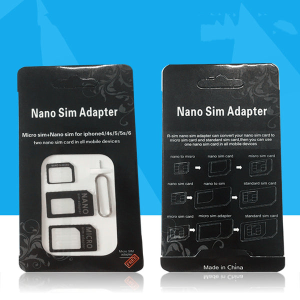 Adaptador SIM Multifunción 4 en 1 - Tarjeta de Recuperación y Conversión