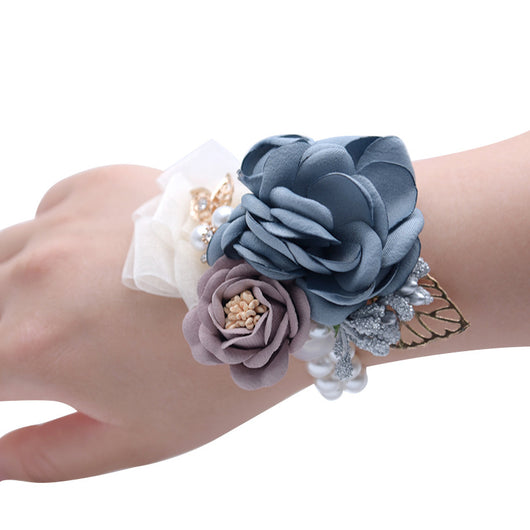 Pulsera Floral Nupcial Coreana - Accesorio Dama de Honor y Novia - Image 9