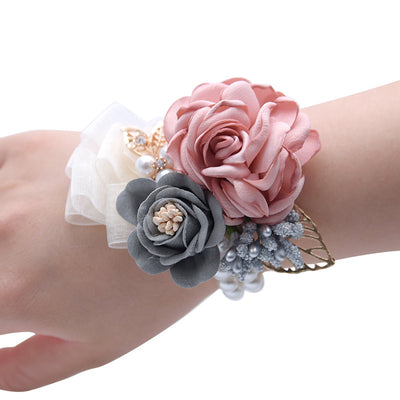 Pulsera Floral Nupcial Coreana - Accesorio Dama de Honor y Novia - Image 10