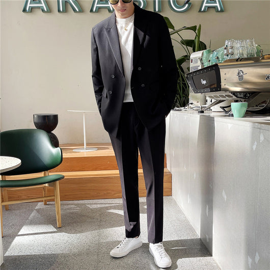 Traje Casual Blanco Rascal Hombre - Corte Suelto Moderno Infrarrojo Ligero Verano - Image 11