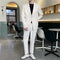 Traje Casual Blanco Rascal Hombre - Corte Suelto Moderno Infrarrojo Ligero Verano