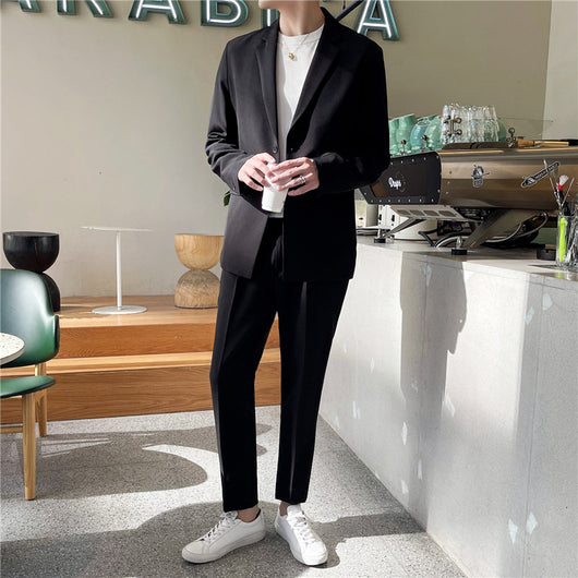 Traje Casual Blanco Rascal Hombre - Corte Suelto Moderno Infrarrojo Ligero Verano - Image 3