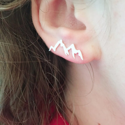 Aretes Trepadores de Montaña | Joyería para Amantes de la Naturaleza - Image 13