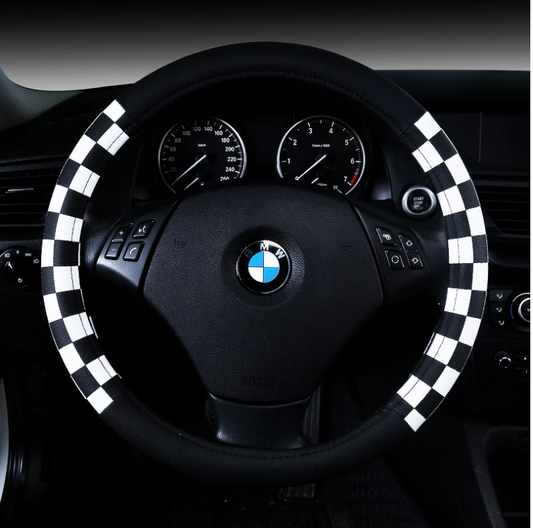 Funda para Volante de Cuero Escocés Premium - Image 2
