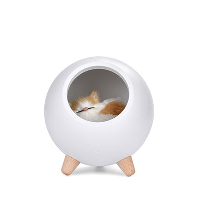 Luz Nocturna Gatito Adorable - Casa Mascota Iluminada USB Recargable - Image 13