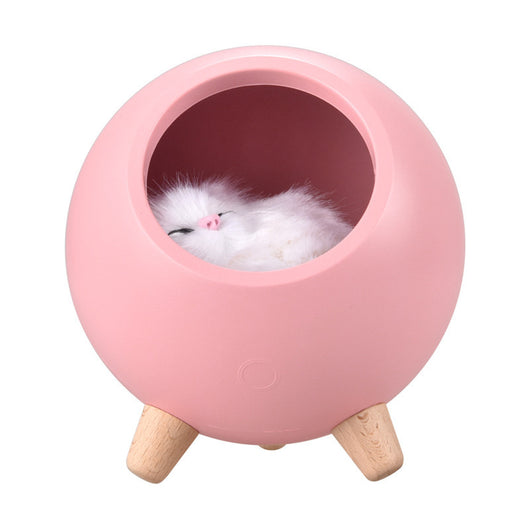 Luz Nocturna Gatito Adorable - Casa Mascota Iluminada USB Recargable - Image 8