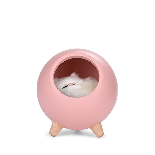 Luz Nocturna Gatito Adorable - Casa Mascota Iluminada USB Recargable - Image 7