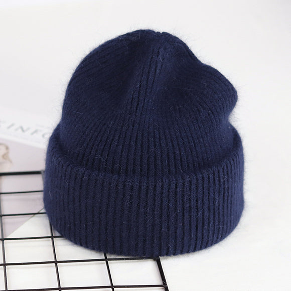 Gorro de Punto Cálido Versátil para Estudiantes - Diseño Clásico y Funcional