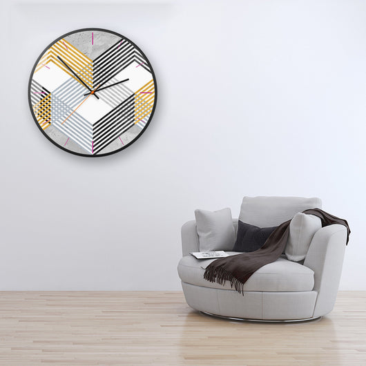 Reloj de Pared Abstracto Nórdico con Diseño Geométrico - Image 14