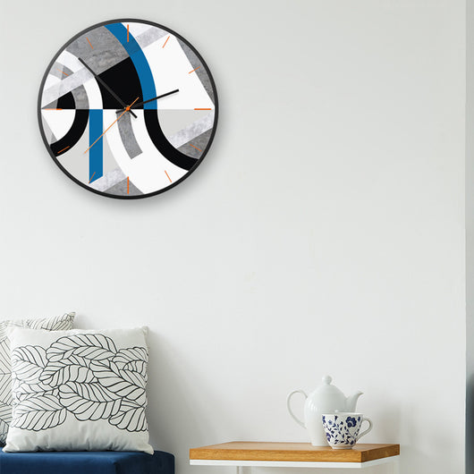 Reloj de Pared Abstracto Nórdico con Diseño Geométrico - Image 5