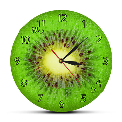 Reloj de Pared Verde Kiwi - Decoración Moderna para Sala y Cocina - Image 7