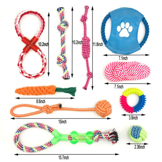 Juguete para Perro de Cuerda de Algodón Resistente a Mordidas