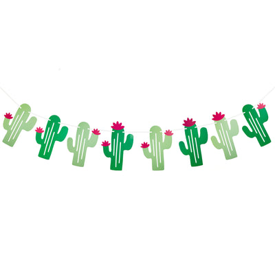 Decoración Colgante de Cactus Tropical para Fiestas - Tira Desplegable Temática Hawaiana - Image 5
