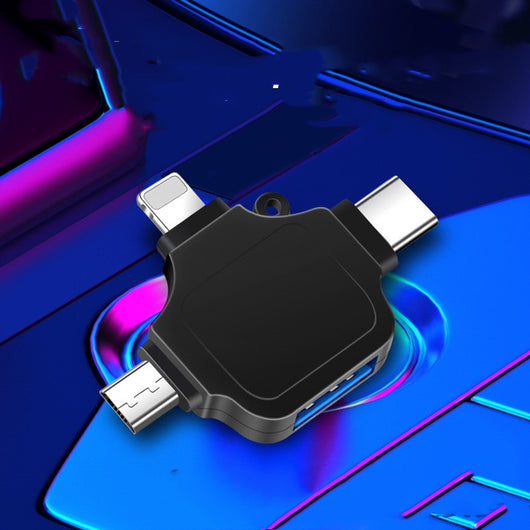 Adaptador OTG USB Tipo-C 3 en 1 para Apple, Android y Dispositivos USB