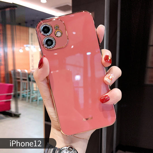 Funda iPhone 11 Pro Electrochapada 6D Bordes Rectos - Silicona Premium - Image 8