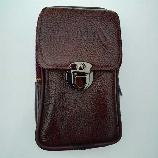 Bolsa de Cuero para Cintura Hombre - Riñonera Multifuncional - Image 9