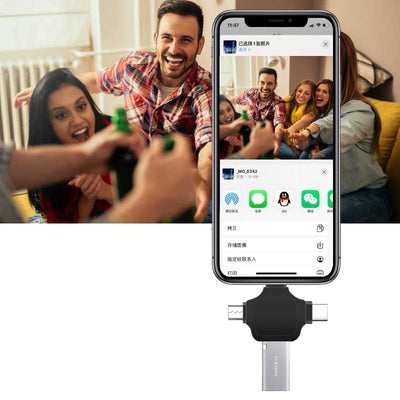 Adaptador OTG USB Tipo-C 3 en 1 para Apple, Android y Dispositivos USB - Image 4