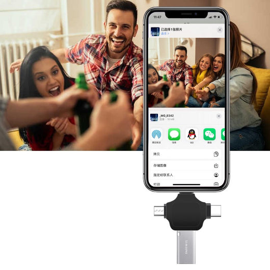 Adaptador OTG USB Tipo-C 3 en 1 para Apple, Android y Dispositivos USB - Image 8