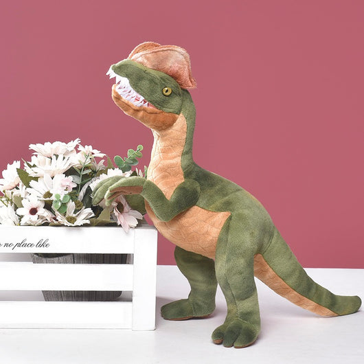 Peluche Dinosaurio Dilofosaurio - Juguete Suave y Abrazable