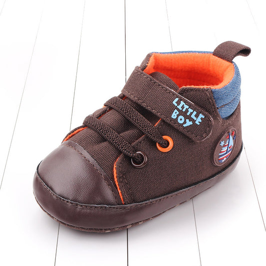 Zapatos de Lona para Bebé con Cierre de Velcro y Suela Flexible - Image 2