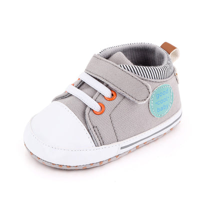 Zapatos de Lona para Bebé con Cierre de Velcro y Suela Flexible - Image 3