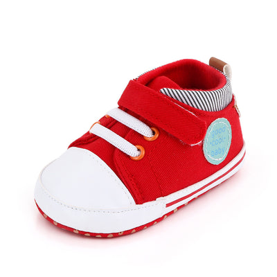 Zapatos de Lona para Bebé con Cierre de Velcro y Suela Flexible - Image 4