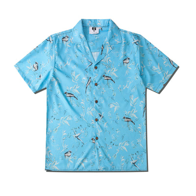 Camisa Estampado Piedra Suelta para Parejas - Casual Unisex - Image 24
