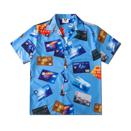 Camisa Estampado Piedra Suelta para Parejas - Casual Unisex - Image 23