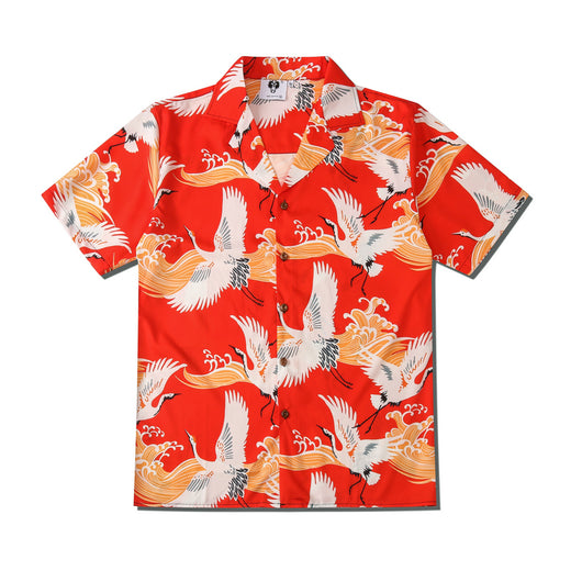 Camisa Estampado Piedra Suelta para Parejas - Casual Unisex - Image 28