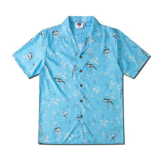 Camisa Estampado Piedra Suelta para Parejas - Casual Unisex - Image 11