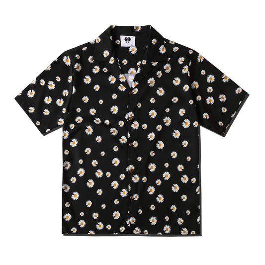 Camisa Estampado Piedra Suelta para Parejas - Casual Unisex
