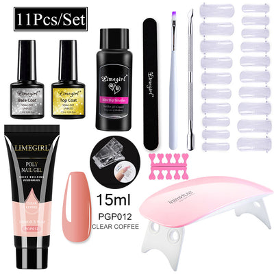 Kit Completo de Uñas de Gel UV con Lámpara LED y Geles de Extensión para Principiantes - Image 40