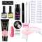 Kit Completo de Uñas de Gel UV con Lámpara LED y Geles de Extensión para Principiantes