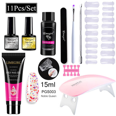 Kit Completo de Uñas de Gel UV con Lámpara LED y Geles de Extensión para Principiantes - Image 15