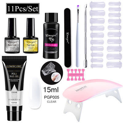 Kit Completo de Uñas de Gel UV con Lámpara LED y Geles de Extensión para Principiantes - Image 5