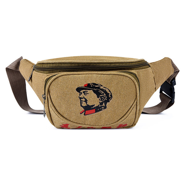 Bolsa de Lona Resistente con Correa Cruzada - Diseño Simple y Duradero