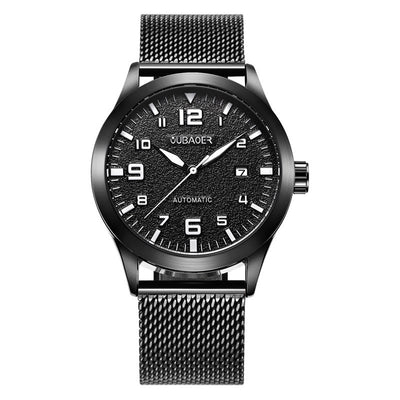 Reloj Automático para Hombre OUBAOER - Acero Inoxidable Malla Elegante - Image 8