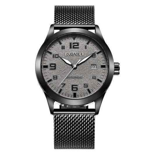 Reloj Automático para Hombre OUBAOER - Acero Inoxidable Malla Elegante - Image 2