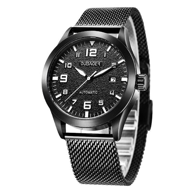 Reloj Automático para Hombre OUBAOER - Acero Inoxidable Malla Elegante - Image 3