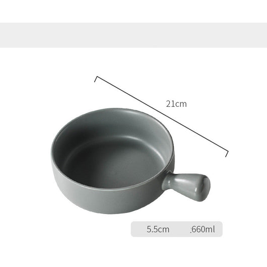 Tazón de Cerámica Nórdico con Asa - Vajilla Versátil para Sopas, Pastas y Ensaladas - Image 11