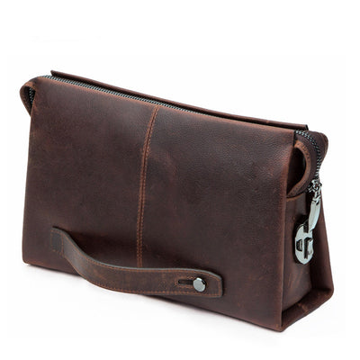 Cartera Clutch de Cuero Black Angel Estilo Europeo y Americano para Hombre - Image 11