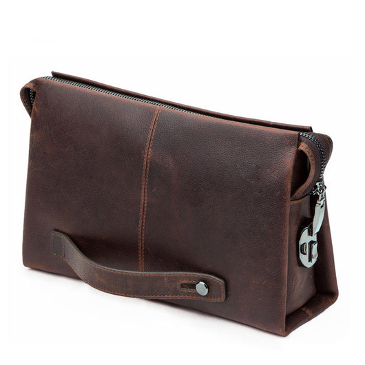 Cartera Clutch de Cuero Black Angel Estilo Europeo y Americano para Hombre - Image 6